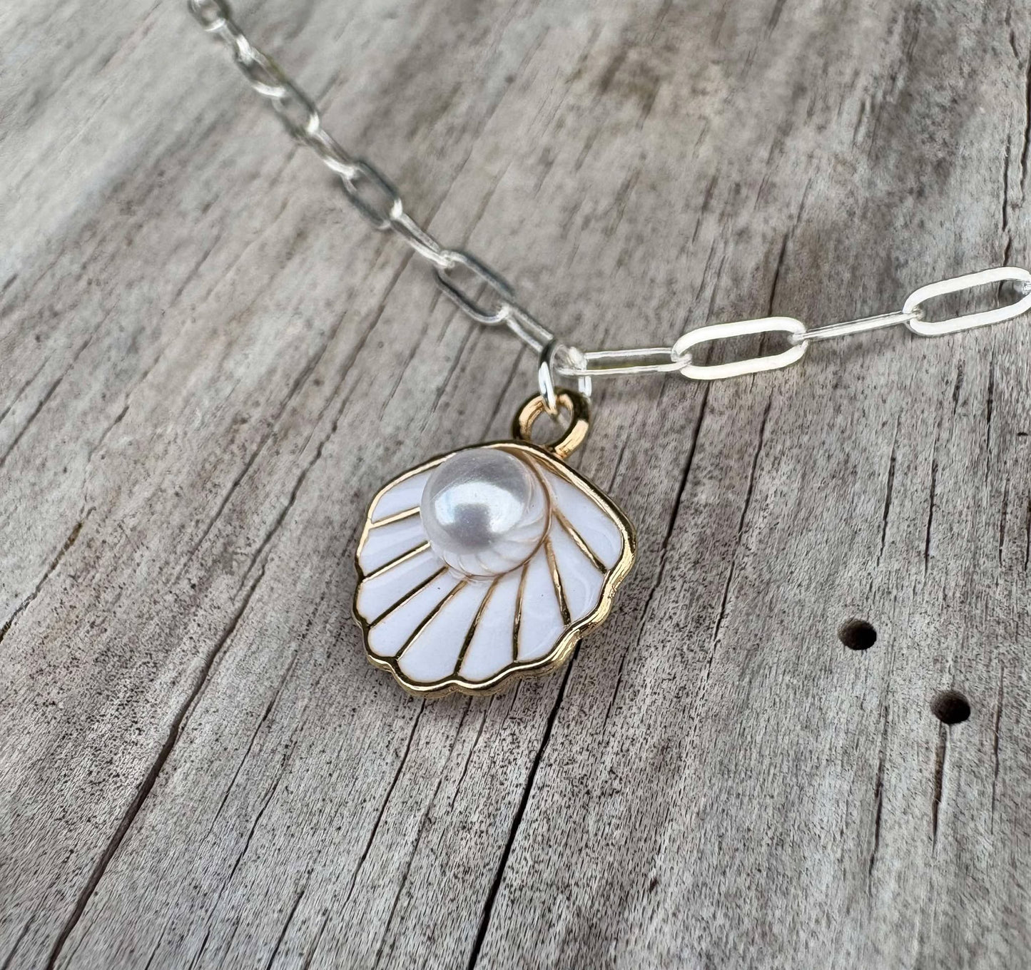 Golden Pearl Necklace