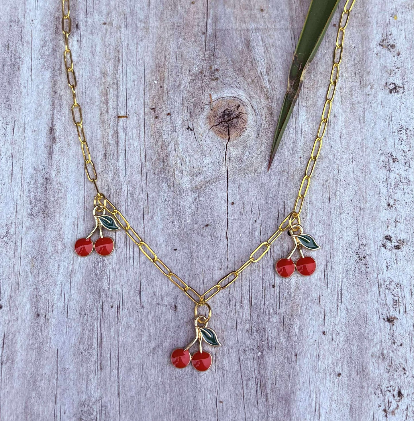 The Dainty Cherry Necklace
