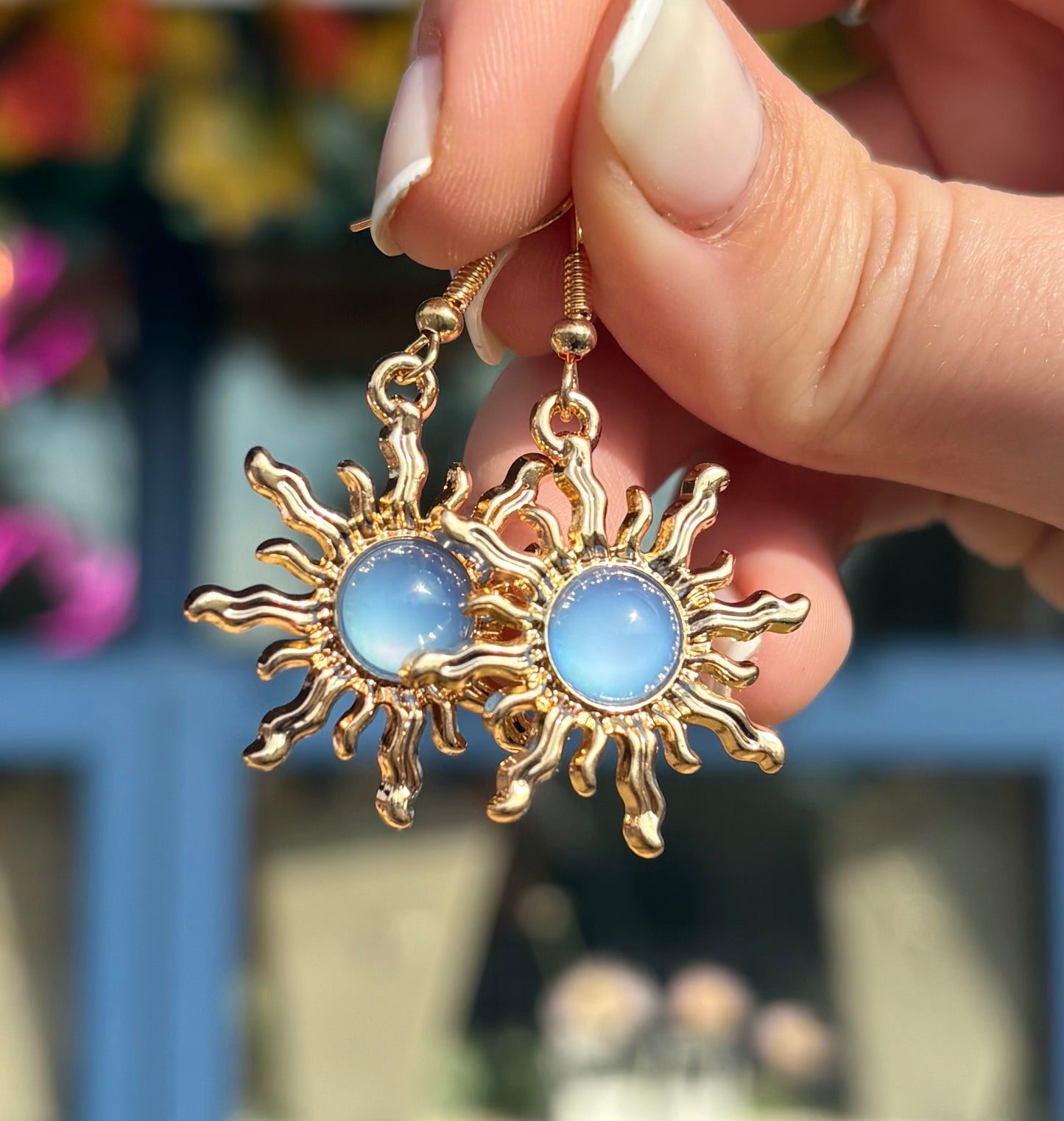 Celestial Sun Earrings￼