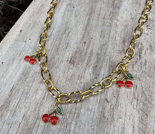The Cherry Bomb Necklace