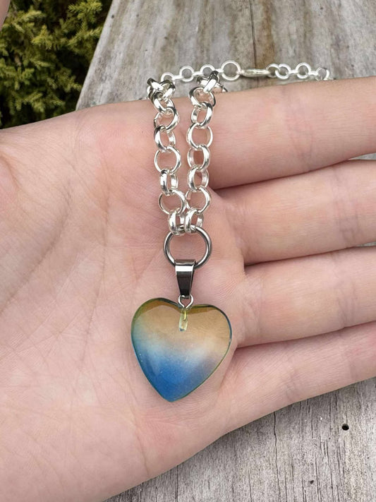 Sunshine Into Sea Necklace