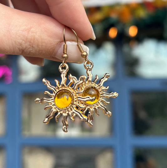 Celestial Sun Earrings￼