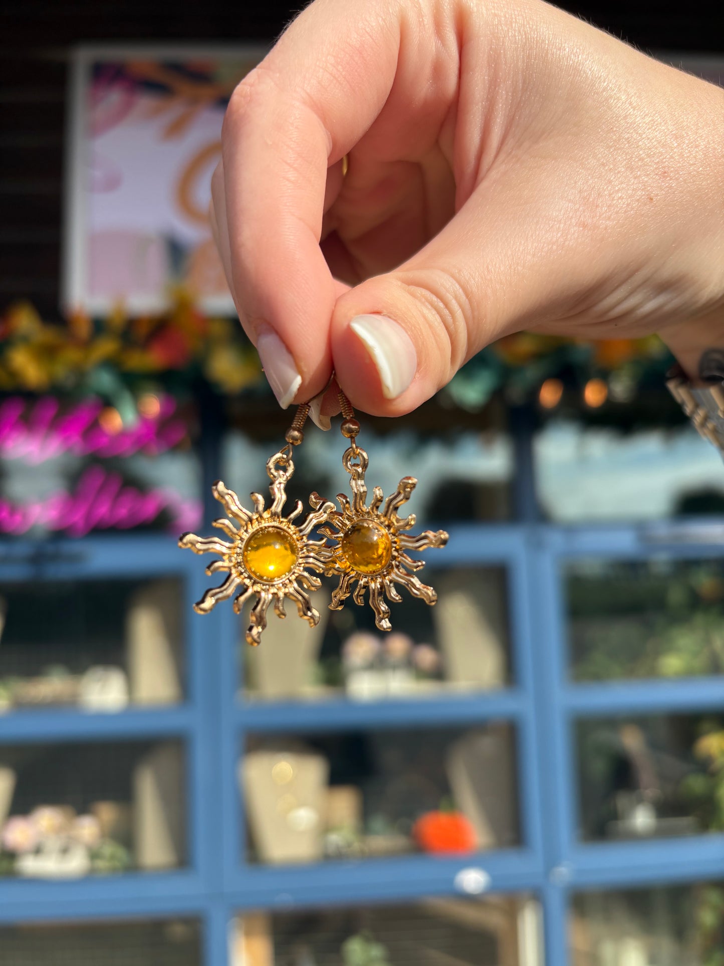 Celestial Sun Earrings￼